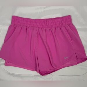 Nike Dri-FIT Pink Running Shorts Built-in Line Athletic Gym Training XL